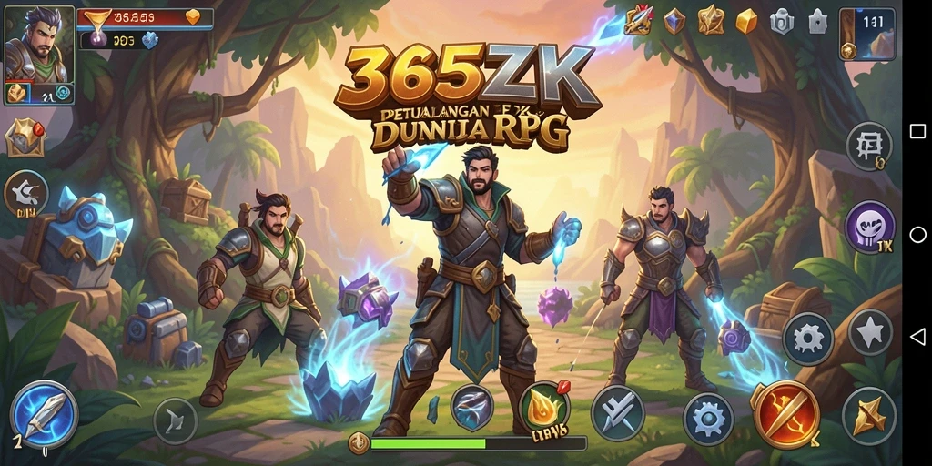 Tampilan gameplay seru dari 365ZK di dunia RPG.