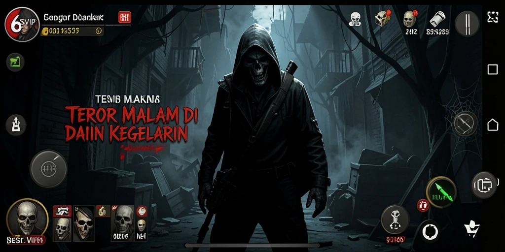 Tangkapan layar menampilkan ketegangan gameplay 6SVIP yang mencekam.