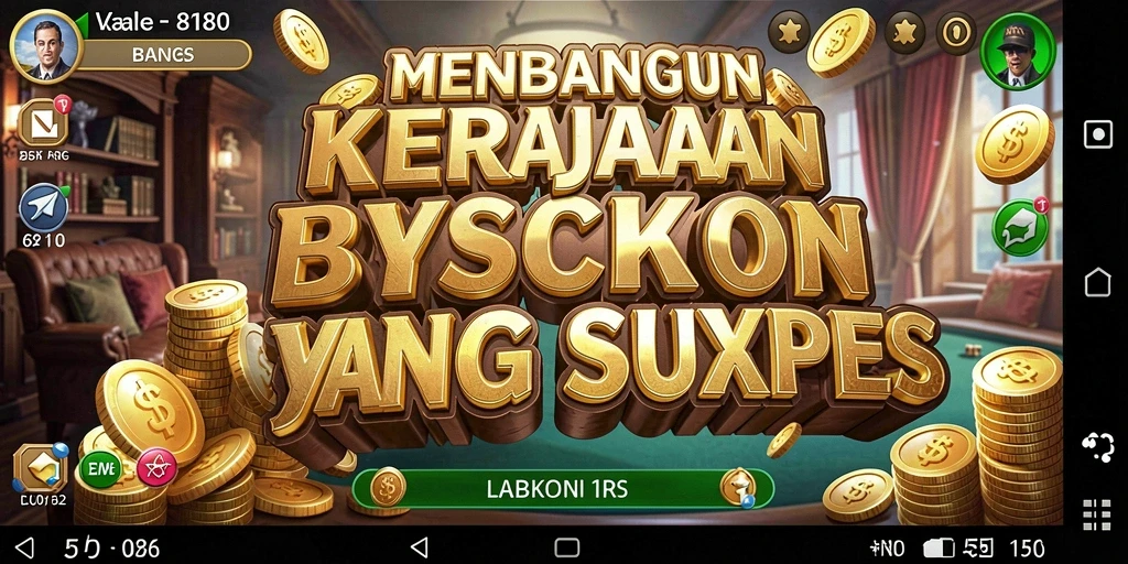 Tampilan aktivitas bisnis dalam game Tycoon 8180 yang menarik.