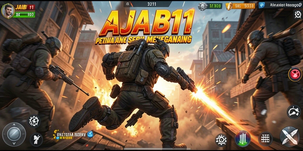 Screenshot gameplay AJAIB11 yang menampilkan aksi menegangkan dan misi seru.