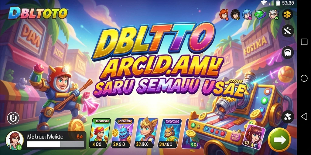 Tampilan gameplay DBLTOTO yang mengasyikkan dan penuh warna.