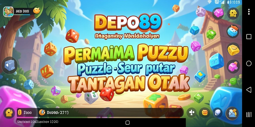 Tangkapan layar gameplay DEPO89 menampilkan tantangan puzzle yang menarik.