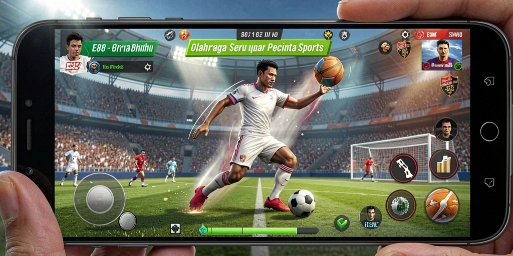 Tampilan gameplay E88 yang seru dan menegangkan.
