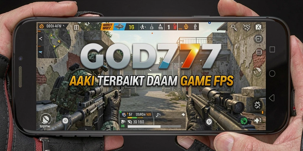 Tangkapan layar gameplay GOD77 menampilkan aksi memukau dalam genre FPS.