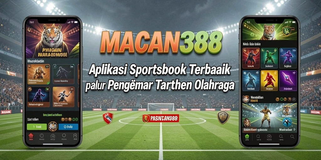 Tampilan antarmuka dinamis dari gameplay Sportsbook di MACAN388.