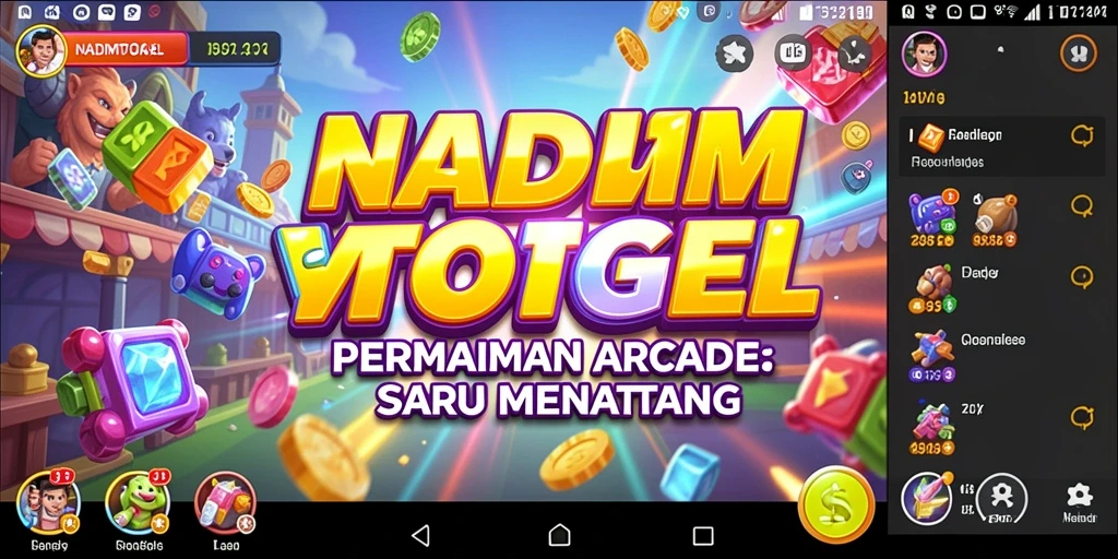 Screenshot gameplay NADIMTOGEL menampilkan aksi seru dan tantangan menarik.