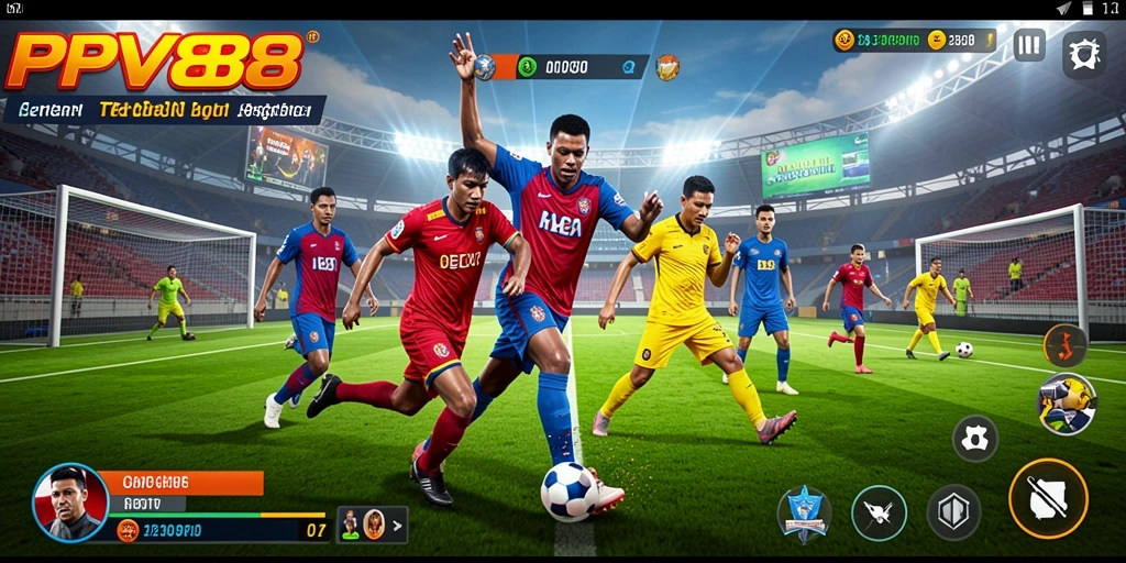Tangkapan layar gameplay PPV88 yang menampilkan pertandingan olahraga seru.