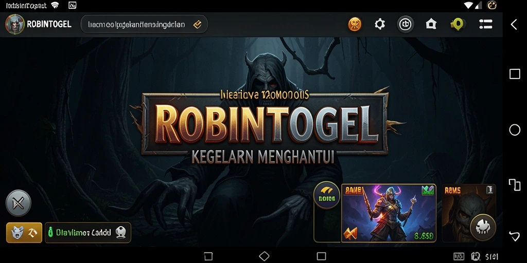 Gameplay menegangkan dalam kegelapan ROBINTOGEL.