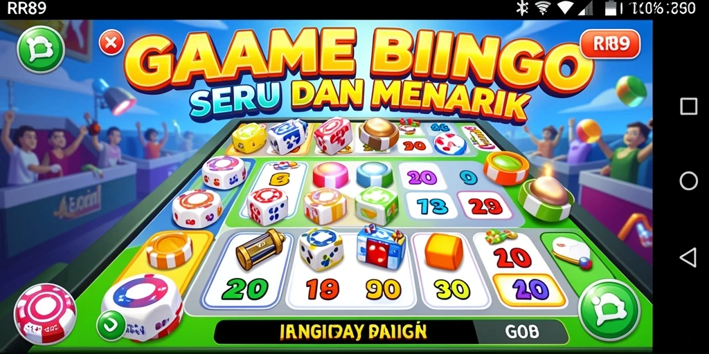 Screenshot gameplay RR89 yang menampilkan keseruan bermain Bingo.