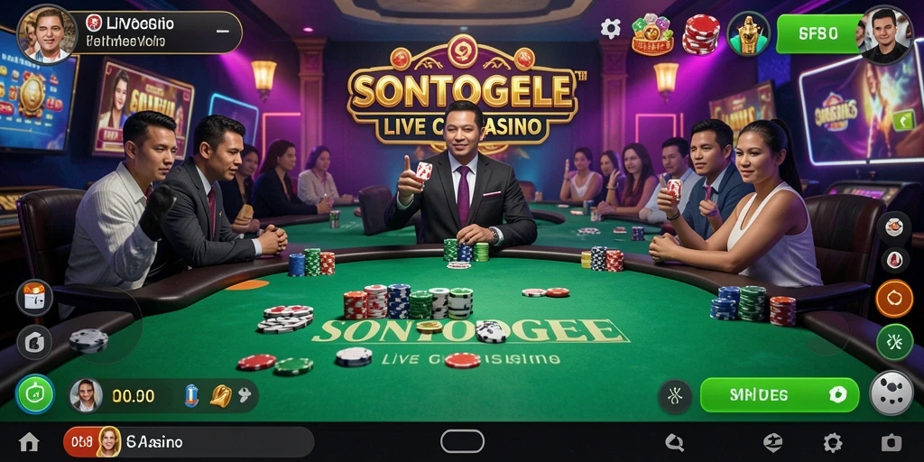 Tampilan gameplay Live Casino di SONTOGEL yang mendebarkan.
