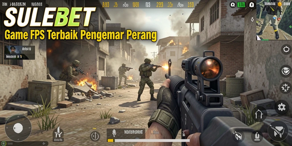 Screenshot gameplay SULEBET menampilkan aksi tembak-menembak yang intens.