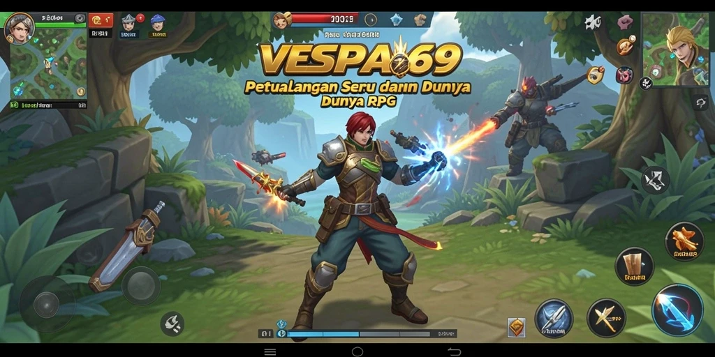 Gameplay VESPA69 yang penuh petualangan dan tantangan.