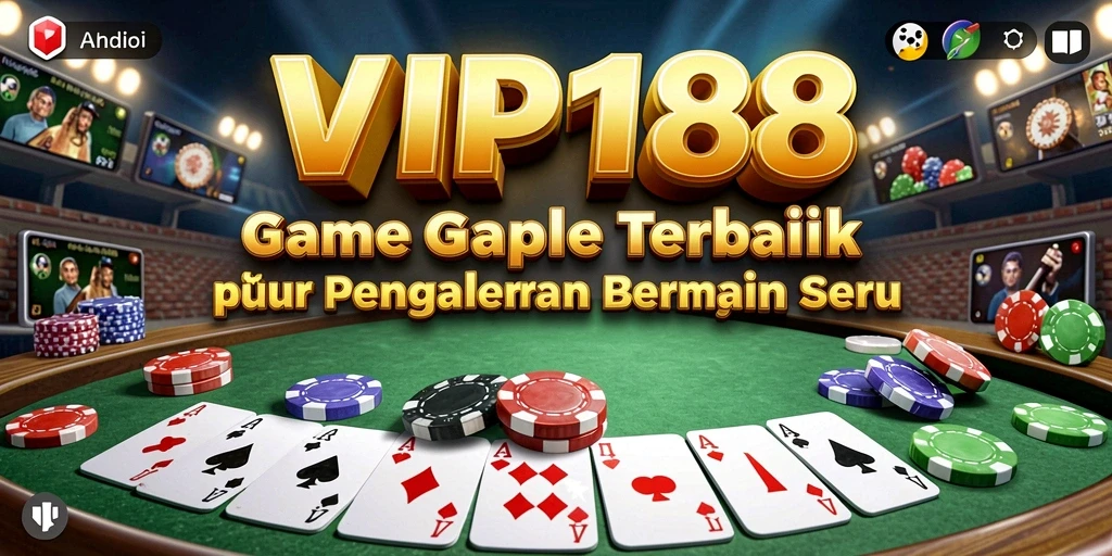 Tangkapan layar VIP188 menampilkan gameplay Gaple yang seru dan interaktif.
