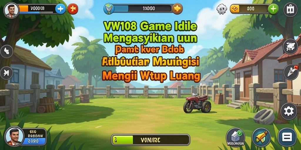 Tampilan gameplay VW108 yang menarik dengan karakter yang berkembang.